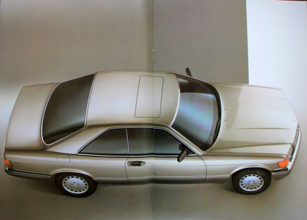 Mercedes-Benz 420 SEC - 560 SEC Modelprogram 1986 Carbrochure (10218)